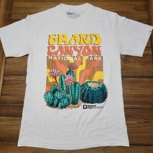National Park Foundation Beige Unisex Tee "Grand Canyon Nat Park" - Size Small
